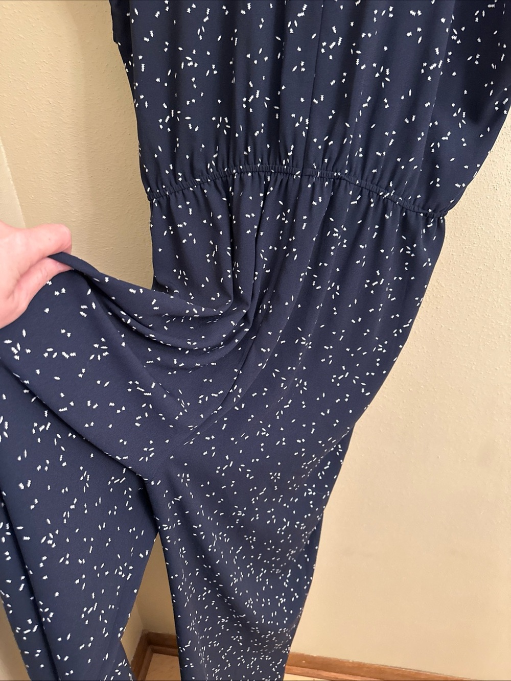 Halogen Jumpsuit Romper One Piece Size XL Blue Office Summer *Read* - Picture 6 of 6